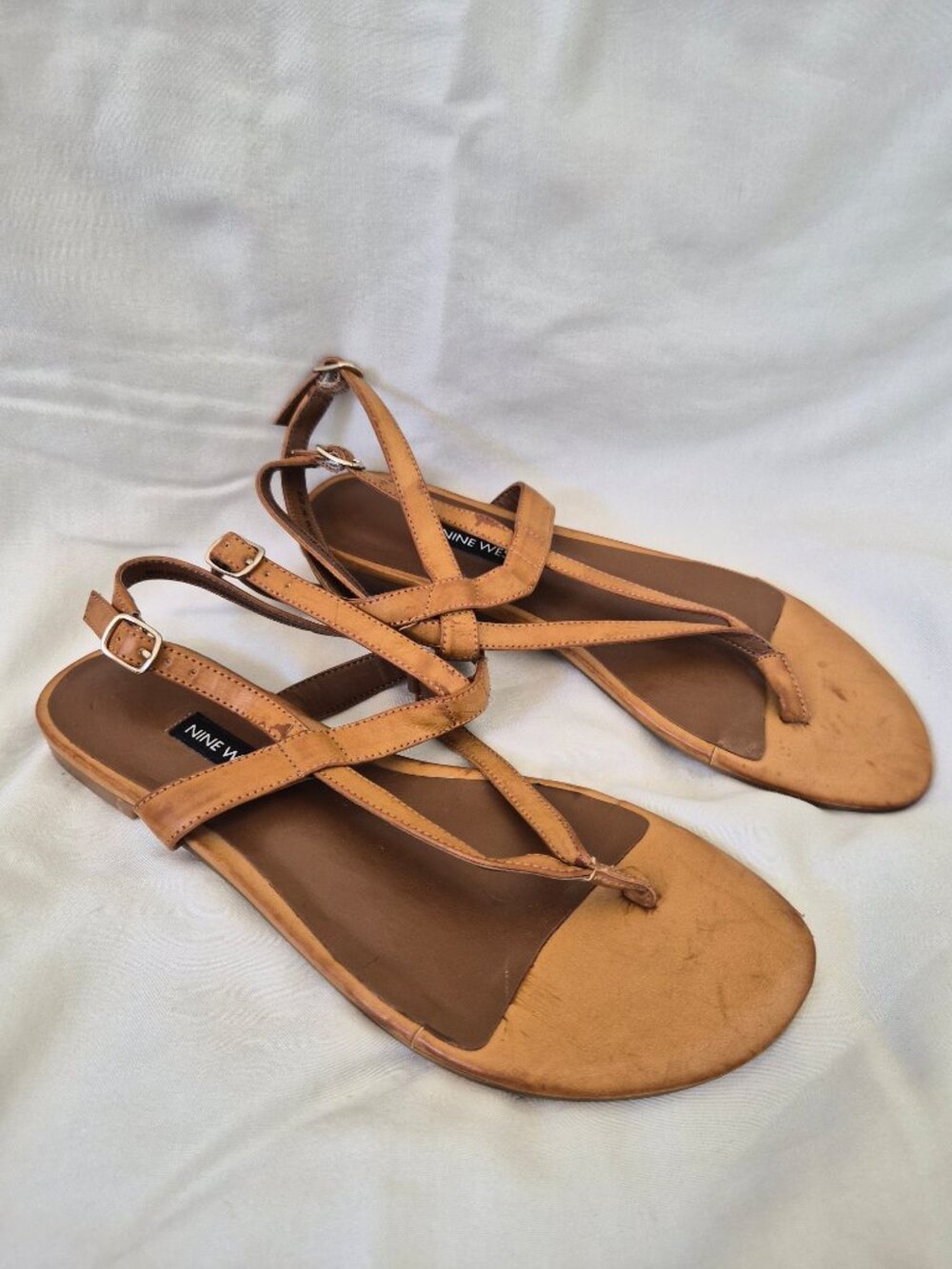Nine West Strappy Flat Sandals